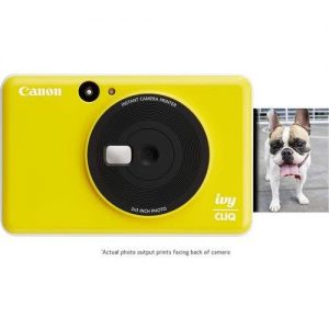 Canon Ivy Cliq Instant Camera Mini Photo Printer- Bumblebee Yellow discountshub