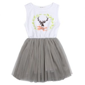 Cartoon Summer Girl Dress Fashion Princess Girls Clothing discountshub