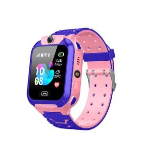 Children Smart Watch With GPS, Setracker And Sim Card Slot - Pink & Blue discountshub