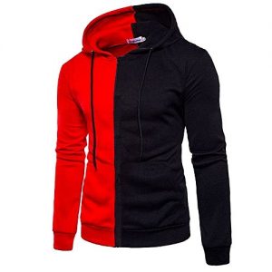 Classy Hoodie Shirt - Red & Black discountshub