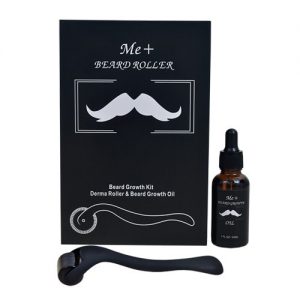 Derma Roller 0.5mm With Beard Growth Oil - 30ml discountshub