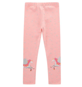 Girl's Unicorn Pattern Star Print Casual Pajama Pants For 1-9Y discountshub