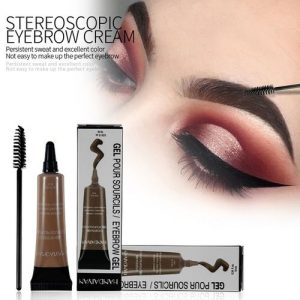 Handaiyan Waterproof Eyebrow With Brush--Brown And Black discountshub