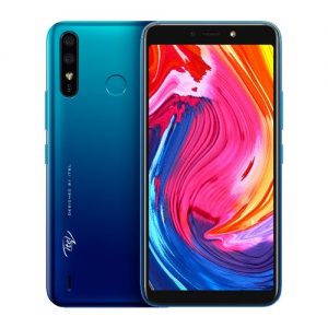 Itel A56 5.99" IPS Screen, Android 9 Pie, 16GB ROM + 1GB RAM, 8MP + 5MP Camera, 4000mAh Battery, Fingerprint & Face ID - Blue discountshub