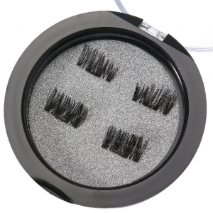 Magnetic Eye Lashes Reusable Ultra Thin Black Thicker 3D Magnet False Lash Makeup discountshub