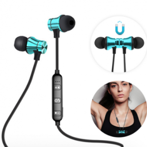 Magnetic Wireless bluetooth Earphone music headset Phone Neckband sport Earbuds Earphone with Mic For iPhone Samsung Xiaomi discountshub