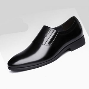Men's Business Dress Casual Shoes - Black discountshub