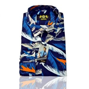Men’s Vintage Long Sleeve Shirt - Multi Colour discountshub