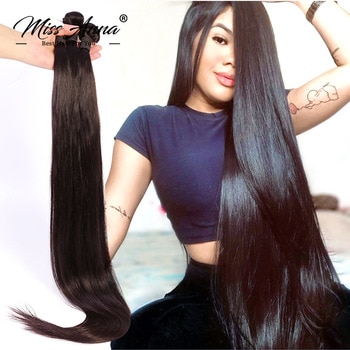 Missanna Straight Hair Bundles Peruvian 100% Human Hair Bundles Virgin Hair Weave Bundles 8-28 Inch Full End Hair Extensions discountshub