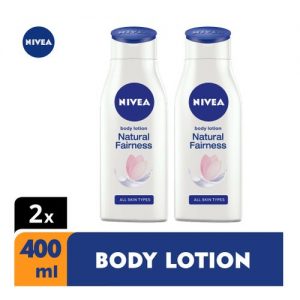 Nivea Natural Fairness Body Lotion For Women- 400ml (Pack Of 2) discountshub