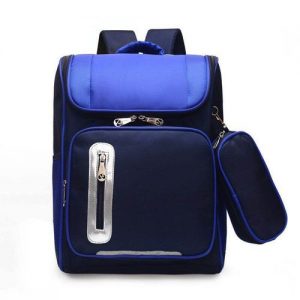 Primary 3-6 Children School Bag Boys Backpacks - Blue discountshub