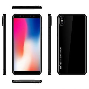 RYTE U55 -5.7" Fingerprint & Facelock Plus Free Silicon Pouch & Screen Guard-Black discountshub