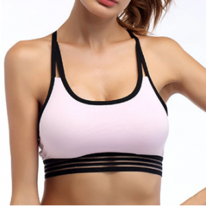 Sexy Crisscross Adjusted Strappy Fitted Yoga Running Shockproof Sport Bra For Ladies discountshub