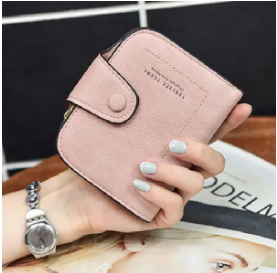 Stylish Buckle Purse Multi-card Zipper Wallet Short Wallet Clutch Bag For Women discountshub