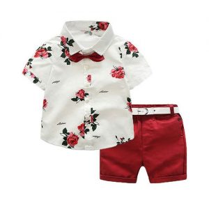 Toddler Baby Boy Tops Shorts Pants Gentleman Formal Suit discountshub
