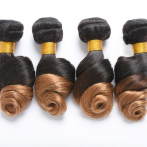 Vallbest Ombre Hair Bundles Brazilian Loose Wave T1B/27 Color 100 Human Hair Bundles 100g/Piece Double Weft Remy Hair Extensions discountshub