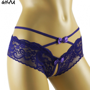 Woman Sexy Panties Erotic crotchless g-string Porn Lace transparent open crotch underwear Underpants sexy thong Tanga Women Sexy discountshub