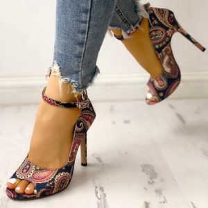 Women High Heels Pumps Sandals Fashion Summer shoes woman 10.5cm and 6.5cm Sexy Ladies Increased Stiletto Super Peep Toe shoes discountshub
