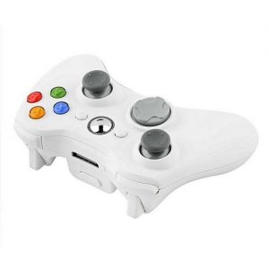 XBox 360 Wireless Vibration Game Controller-white discountshub