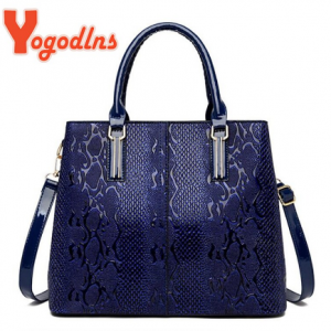 Yogodlns PU Leather Luxury Designer Handbags Ladies Shoulder Casual Tote Sac Bolsa Female Crossbody Purse discountshub