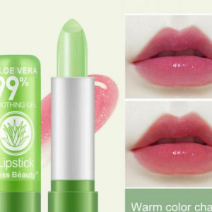 1PC Moisture Lip Balm Long-Lasting Natural Aloe Vera Lipstick Color Mood Changing Long Lasting Moisturizing Lipstick Anti Aging discountshub