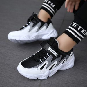 2020 Children's Outdoor Sports Shoes Boys Sneakers -Grey discountshub