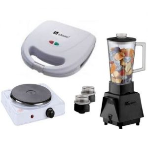 3 In 1 Kitchen Bundle - Toaster + Hot Plate Bundle + Blender discountshub