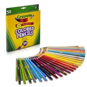 Crayola 50ct Long Colored Pencils discountshub