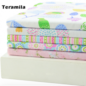 5PCS/lot 40cmx50cm Flower Cotton Fabric Pre-cut Bundle Sewing Teramila Patchwork Tecido Tela Clothing Bedding Tissues Art Work discountshub