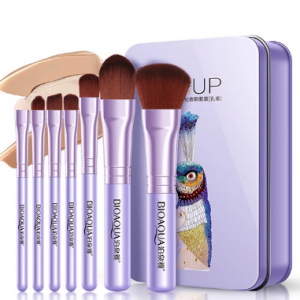 7Pcs Face Makeup Brushes Set Foundation Blush Eye Shadow Lip Brow Brush Makeup Tools Set discountshub