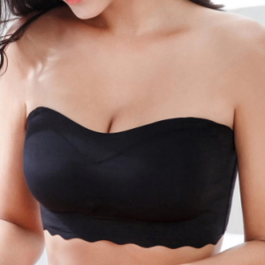 7XL Plus Size Wireless Seamless Adjustable Elastic Bandeau Bras With Convertible Straps discountshub