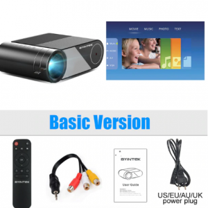 BYINTEK K9 Mini 1280x720P Portable Video Beamer LED Projector Proyector for 1080P 3D 4K Cinema(Option Multi-Screen For Iphone discountshub