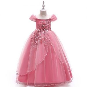 Baby Girl Princess Bridesmaid Gown Party Wedding Dresses discountshub