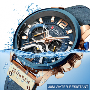 CURREN Luxury Brand Men Analog Leather Sports Watches Men's Army Military Watch Male Date Quartz Clock Relogio Masculino 2019 discountshub