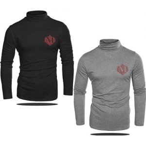 Crested Turtle Neck Longsleeve Tshirt discountshub
