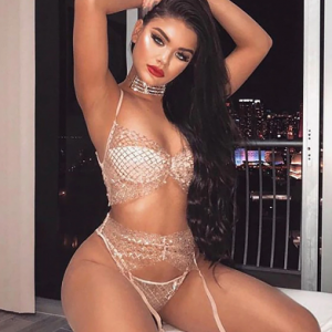 Ellolace Lingerie Fish Net Women's Underwear Brassiere Lace Bra Set Shinny Bra and Panty Set 3 Piece Set Push-Up Underwear discountshub