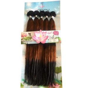 Fashion Lady Me Naomi 5 PCS All In One 18'' Hair Brown/Black discountshub