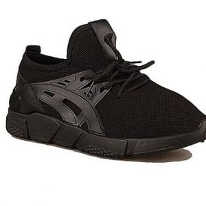 Foamy Lace-up Sneakers - Black discountshub