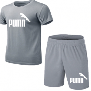 GRRCEECmen's sports coat set sport shirt men running shorts 2pcs gym suit for soccer fitness men sportswear t-shirts sets discountshub