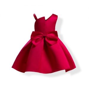 Girl's Dress - Red discountshub