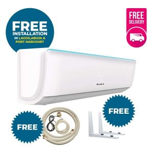 Gree Split Unit Ac-1hp with Standard Installation Kit Bora + Free delivery + Free wall hanger discountshub