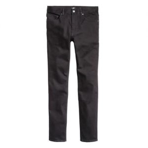 H & M Men's Skinny Fit Jeans - Black discountshub