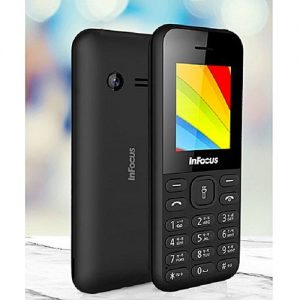 Infocus Vibe 1 Dual SIM FM Radio, Torch Light, Camera Phone - Black discountshub