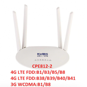 KuWfi 4G LTE Router 300Mbps Wireless CPE 3G/4G LTE Mobile Wifi Hotspot With Sim Card Slot&4Pcs External Antenna Up 32Users discountshub