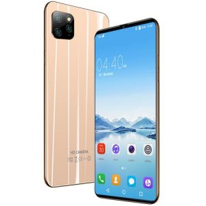 LOGY Ultra HD 4k Smart Mobile Phone 6.1 Inch Full Display 13MP+18MP Andriod 9.1 Smartphone-Gold discountshub