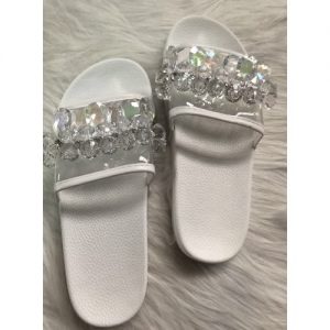 Ladies' Beaded Slippers discountshub