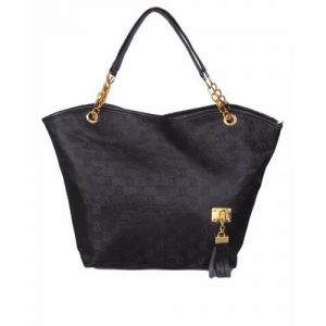 Ladies' Chain Handbag - Black discountshub