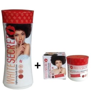 Lightening Body Lotion + Dark Spot Remover Face Cream discountshub