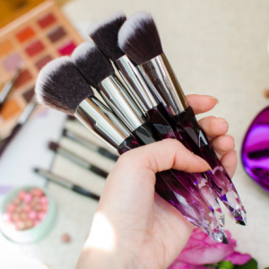 MAANGE New 10 Pcs Diamond Professional Makeup Brush Set Powder Eyebrow Eye Shadow Lip Blush Shinning Beauty Makeup Brushes Kits discountshub