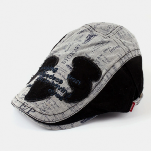 Men And Women Denim Stitching Flat Cap Fashion Outdoor Berets discountshub